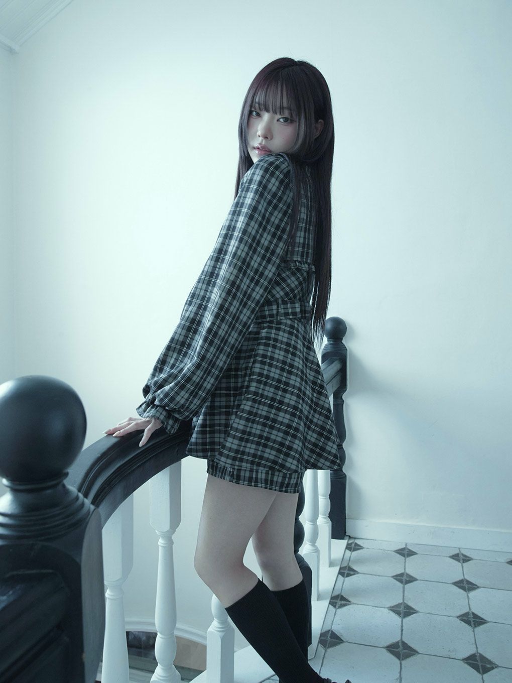 【BUBBLES】レイヤードペプラムセットアップ