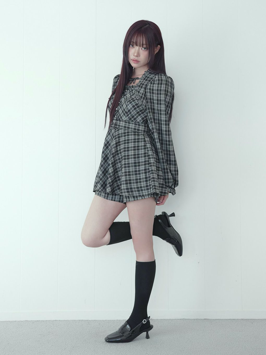 【BUBBLES】レイヤードペプラムセットアップ