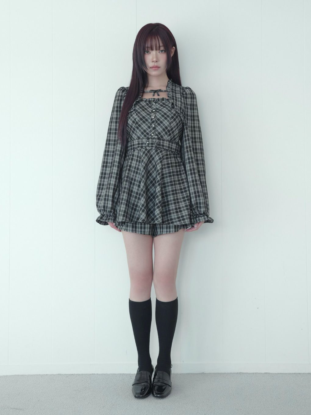 【BUBBLES】レイヤードペプラムセットアップ