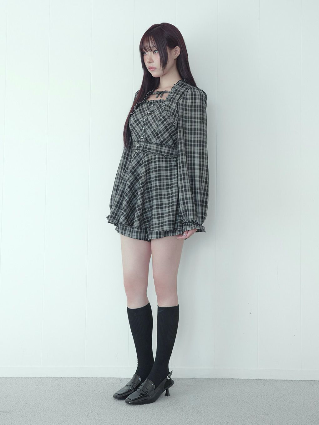 【BUBBLES】レイヤードペプラムセットアップ