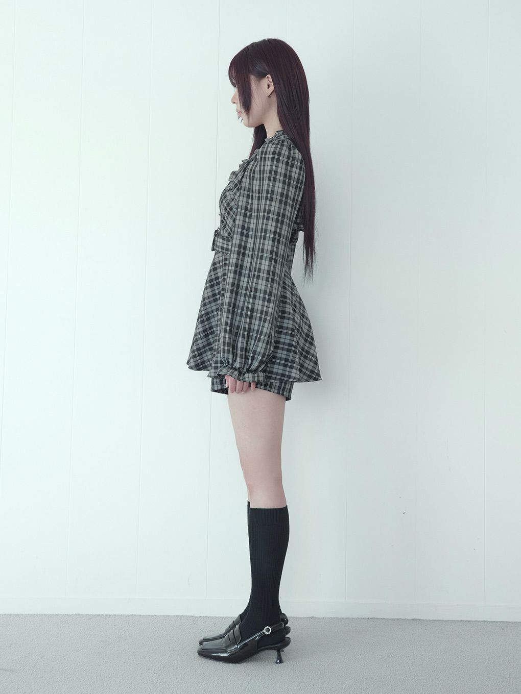 【BUBBLES】レイヤードペプラムセットアップ