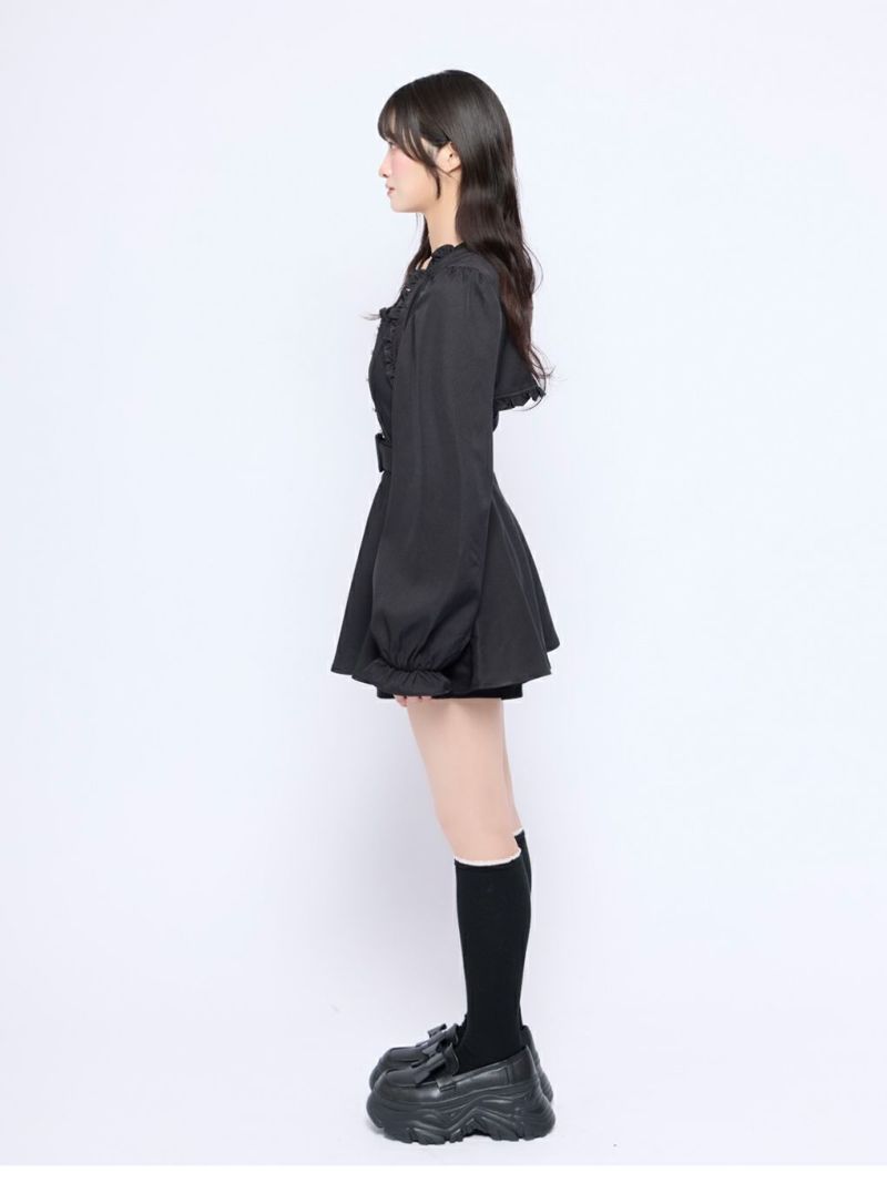 BUBBLES】レイヤードペプラムセットアップ | sparkling mall online store