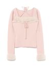 BUBBLES】ファーリボンニットトップス | sparkling mall online store