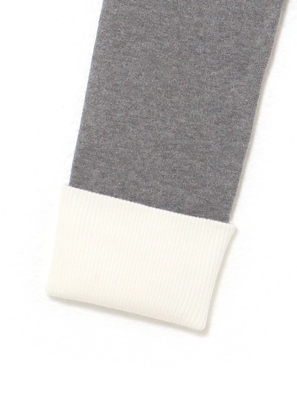 【BUBBLES】バイカラーパーカーニット