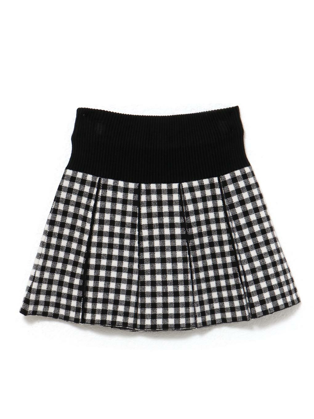 【BUBBLES】バイカラーニットスカパン