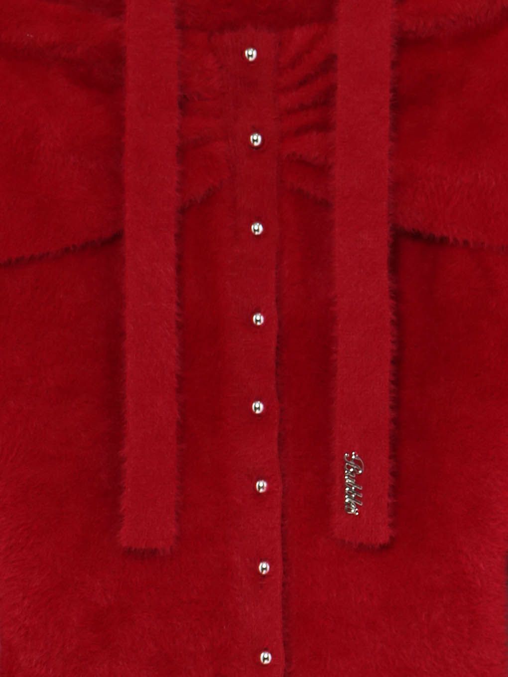 【BUBBLES】リボンタイオフショルニット