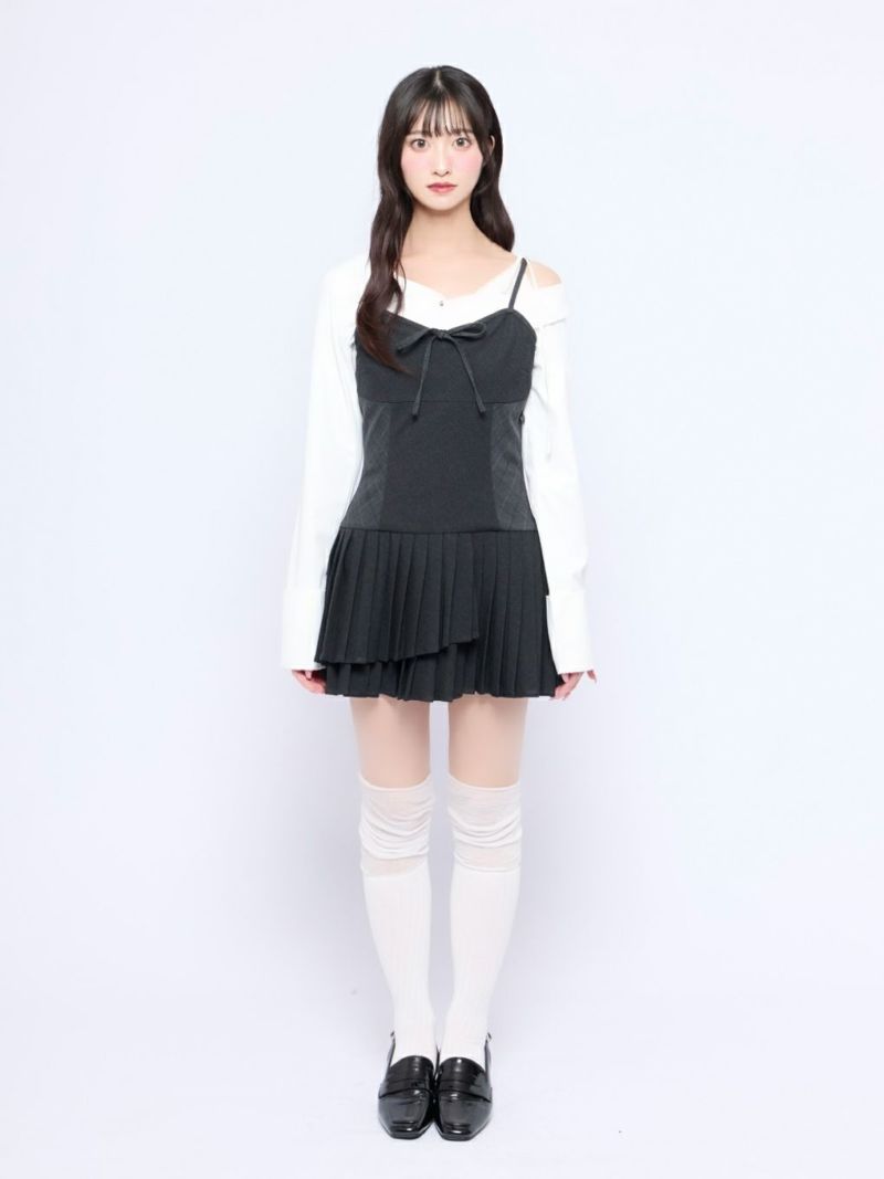 BUBBLES♡ワンピース BUBBLES】ギャザーパーカーワンピース | sparkling mall online