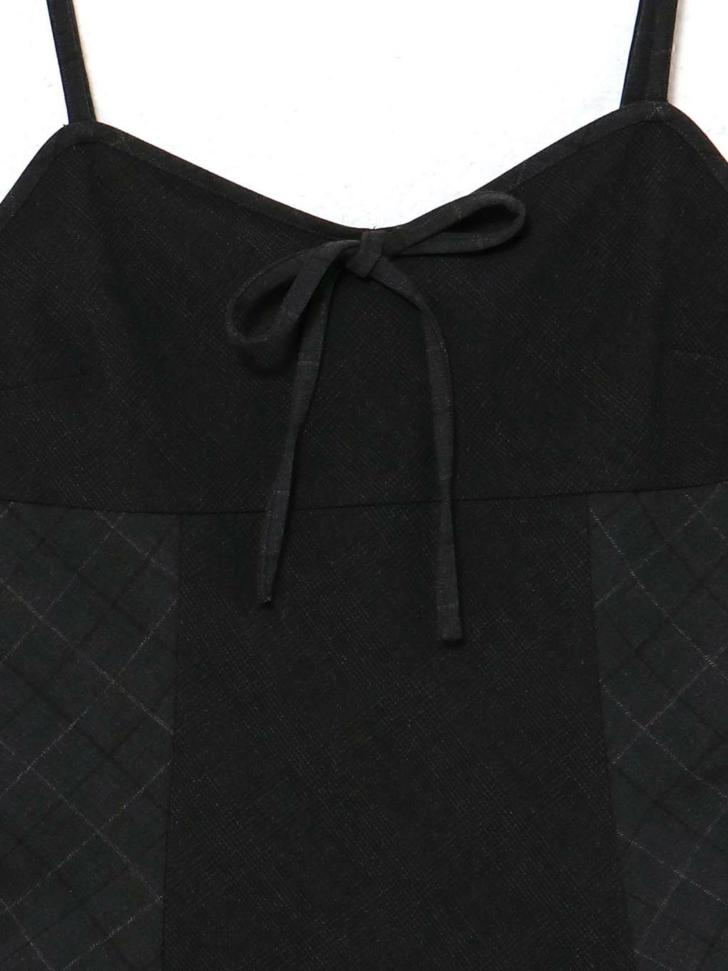 【BUBBLES】ミックスチェックキャミワンピース