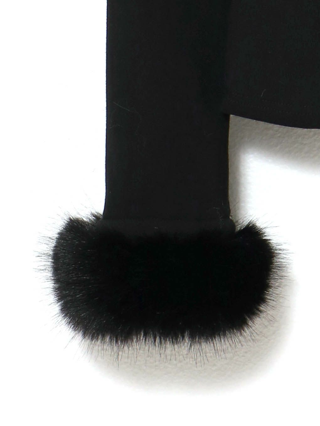 【BUBBLES】フードファーオフショルトップス