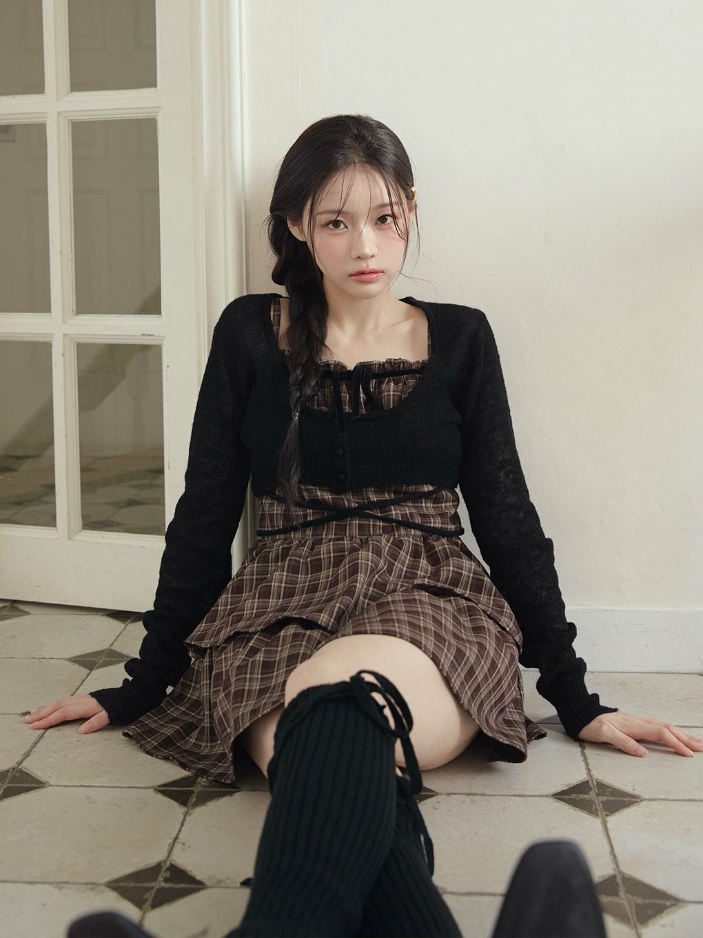 【BUBBLES】コケットティアードワンピース