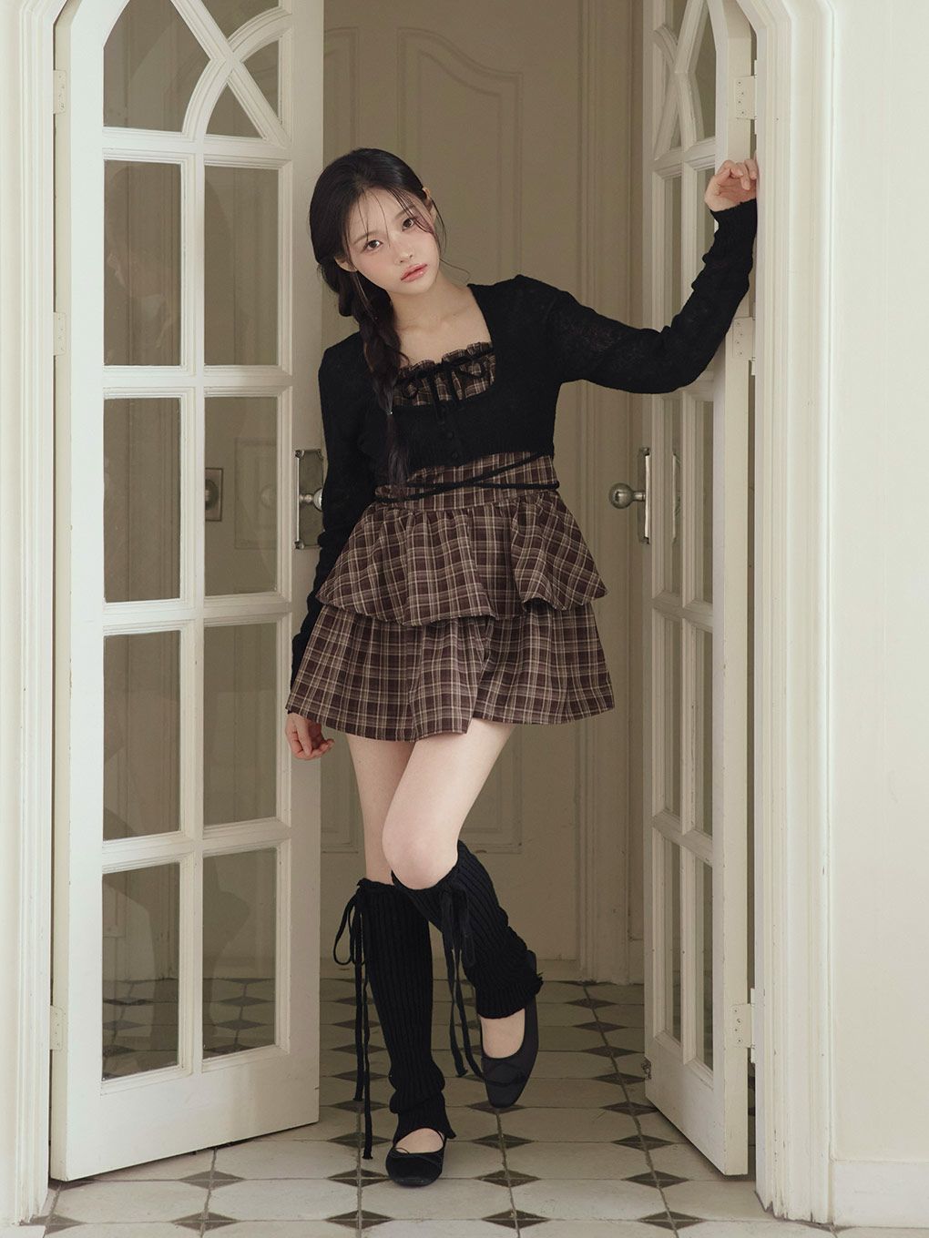 【BUBBLES】コケットティアードワンピース