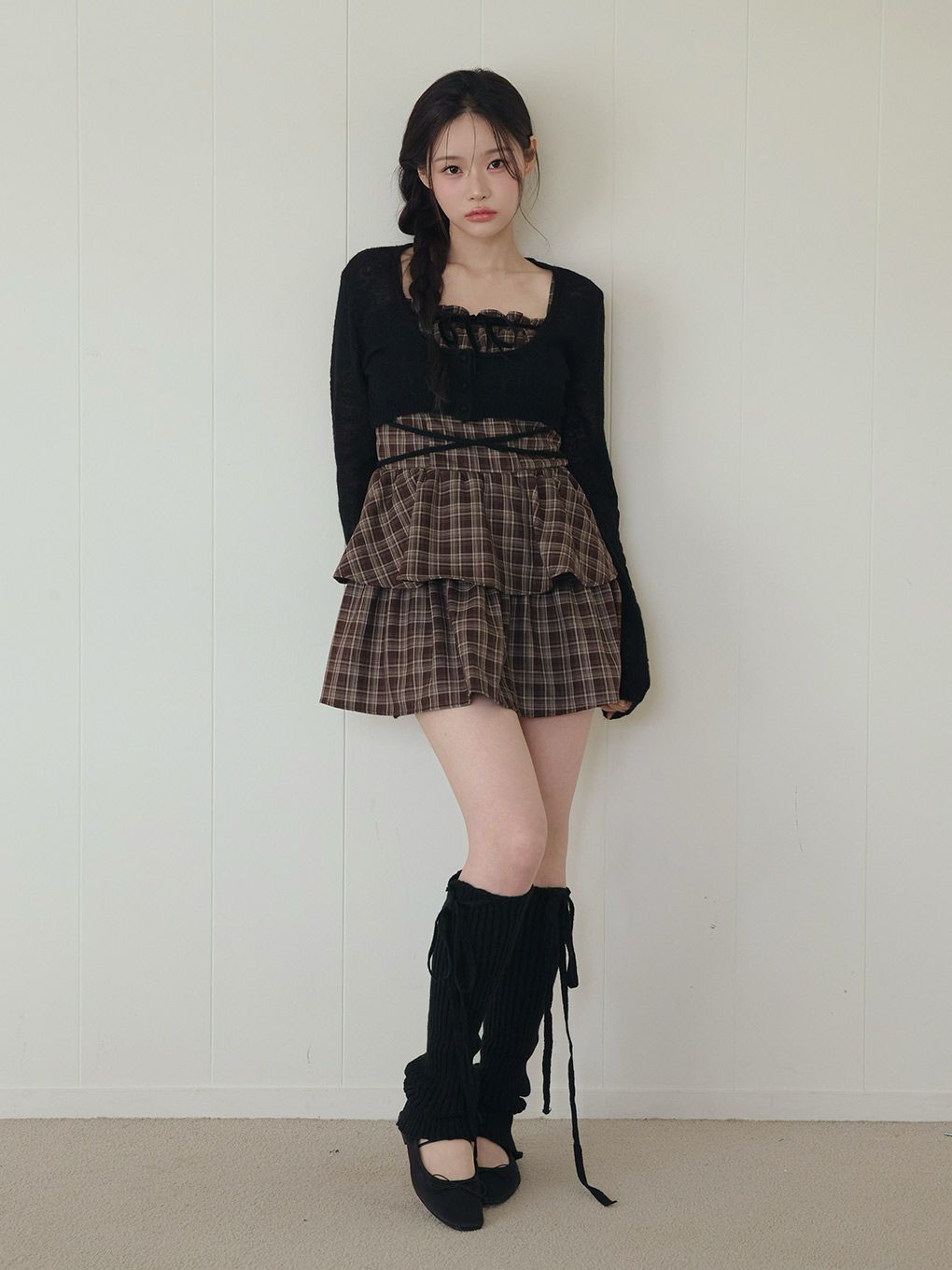 【BUBBLES】コケットティアードワンピース