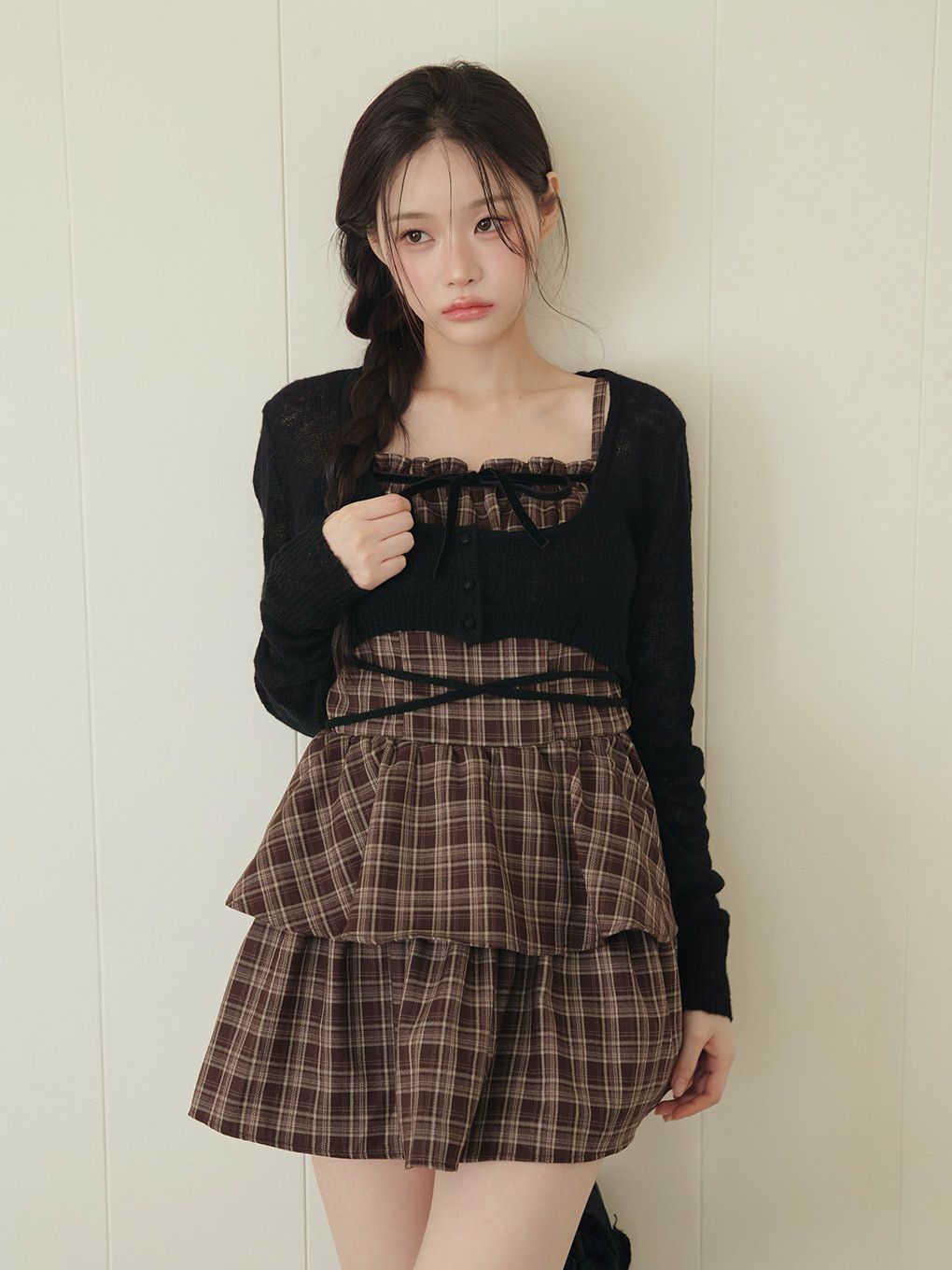 【BUBBLES】コケットティアードワンピース