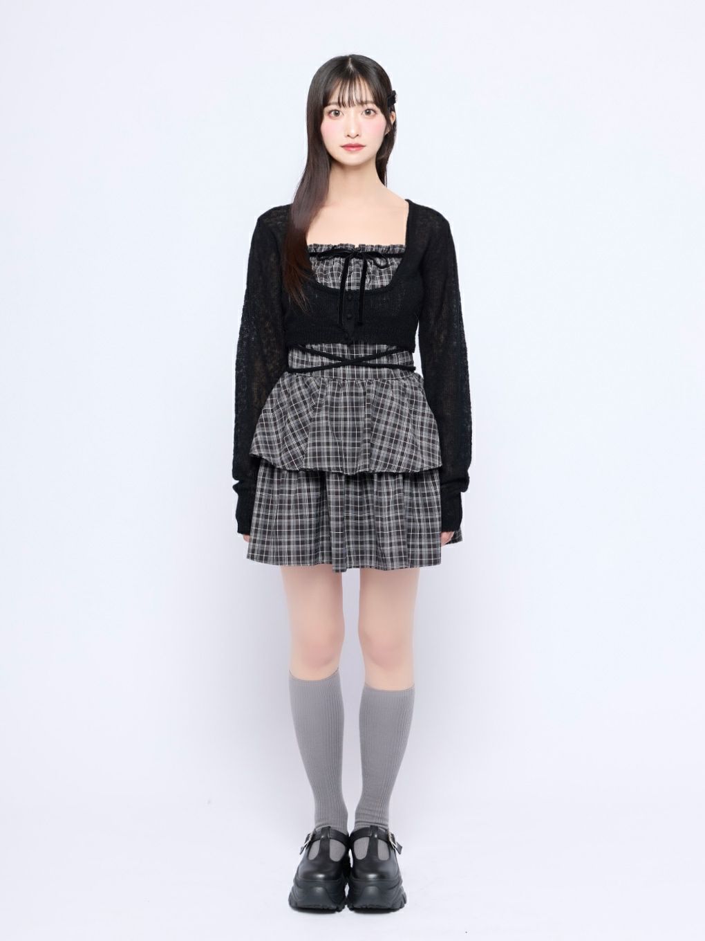 【BUBBLES】コケットティアードワンピース