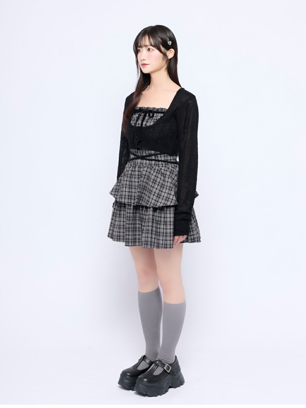 【BUBBLES】コケットティアードワンピース