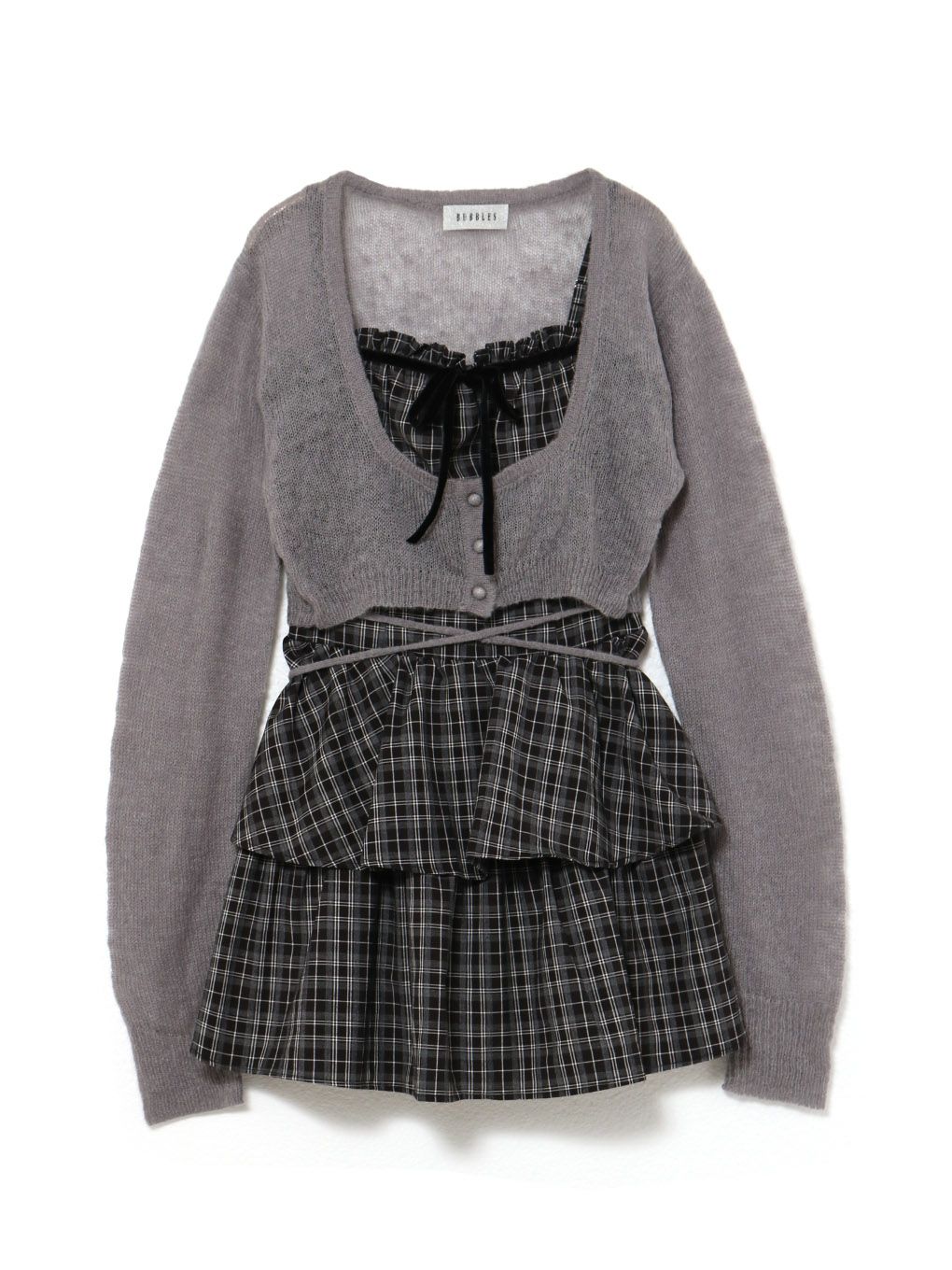 【BUBBLES】コケットティアードワンピース