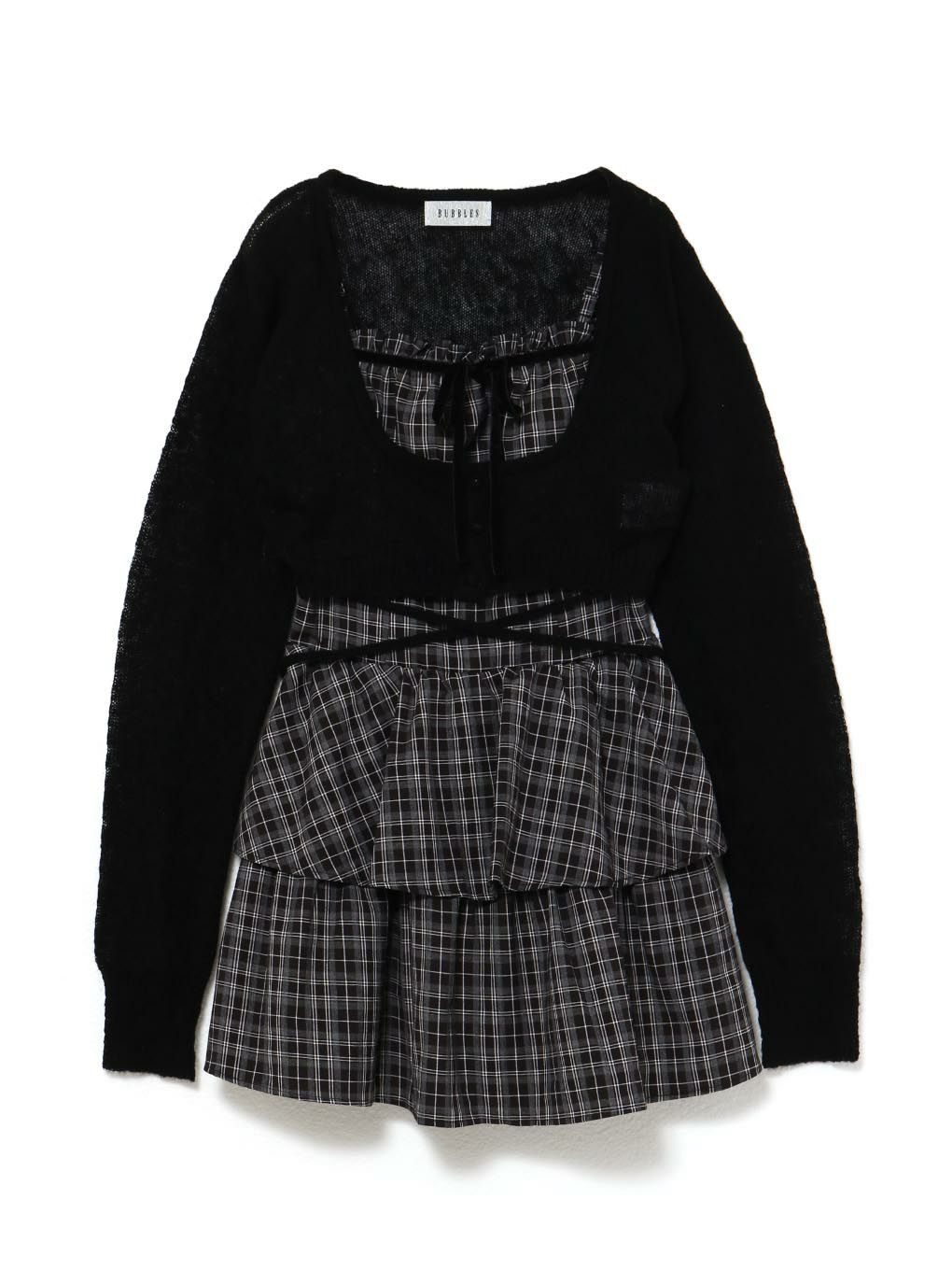 【BUBBLES】コケットティアードワンピース