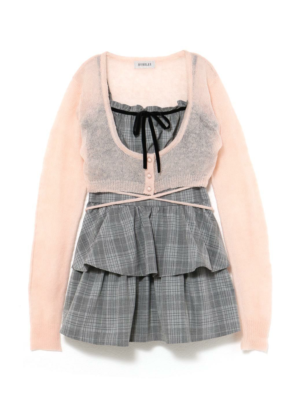 【BUBBLES】コケットティアードワンピース