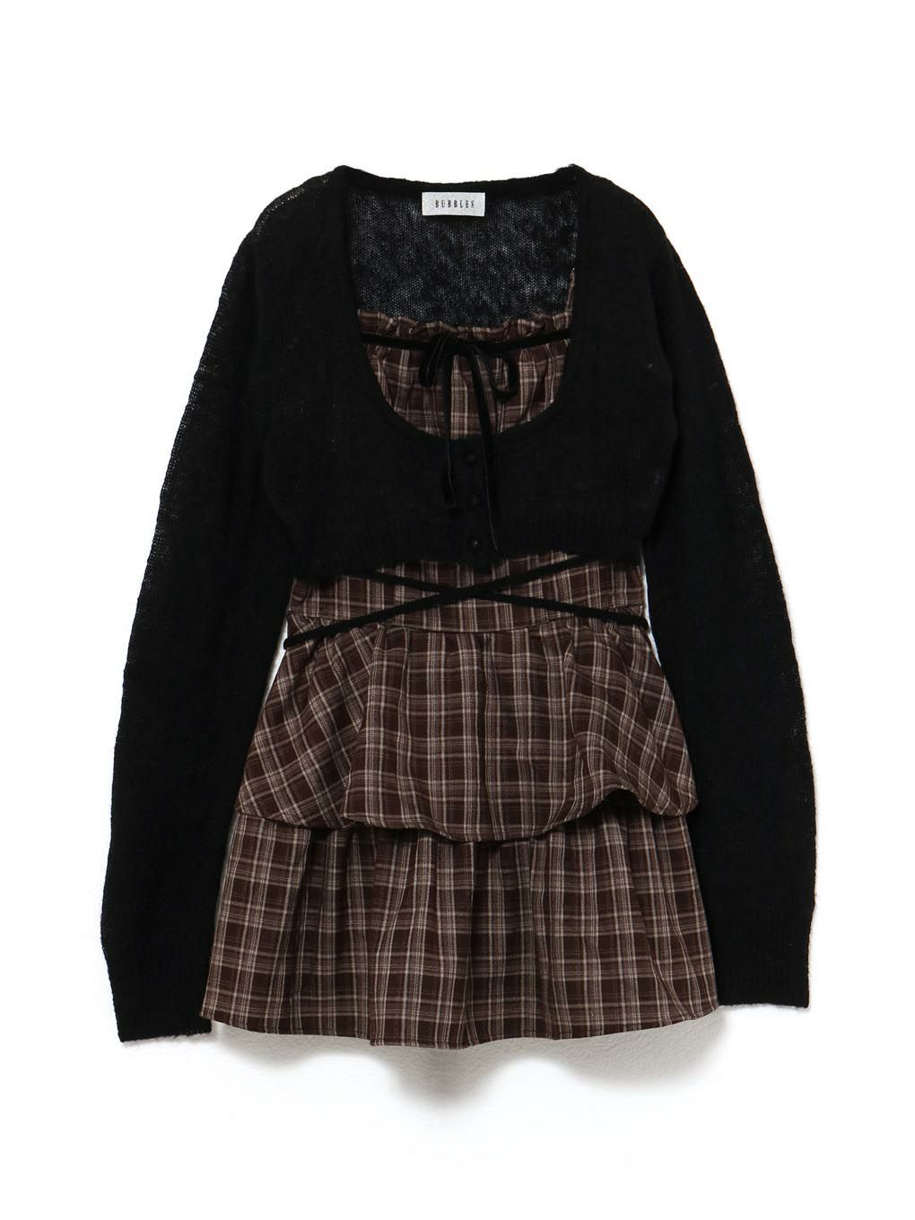 【BUBBLES】コケットティアードワンピース