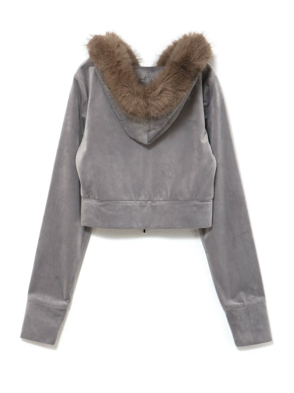 【BUBBLES】ベルベットファーパーカー