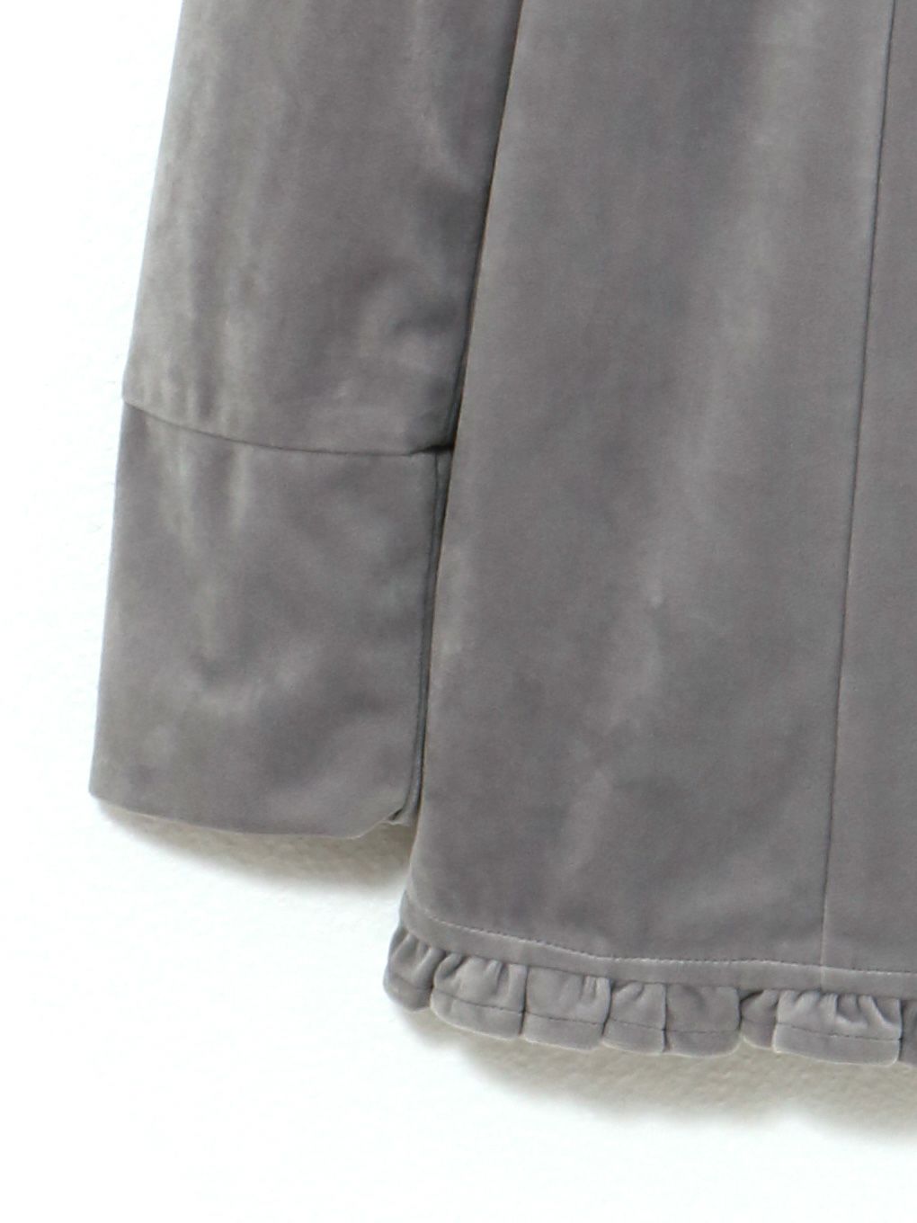 【BUBBLES】ベルベットファーパーカーワンピース