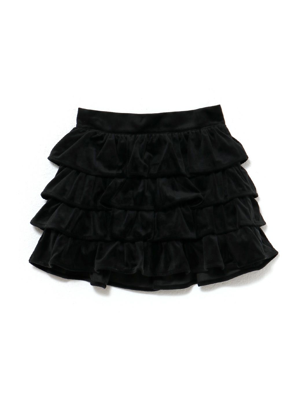 【BUBBLES】ベルベットフリルスカパン