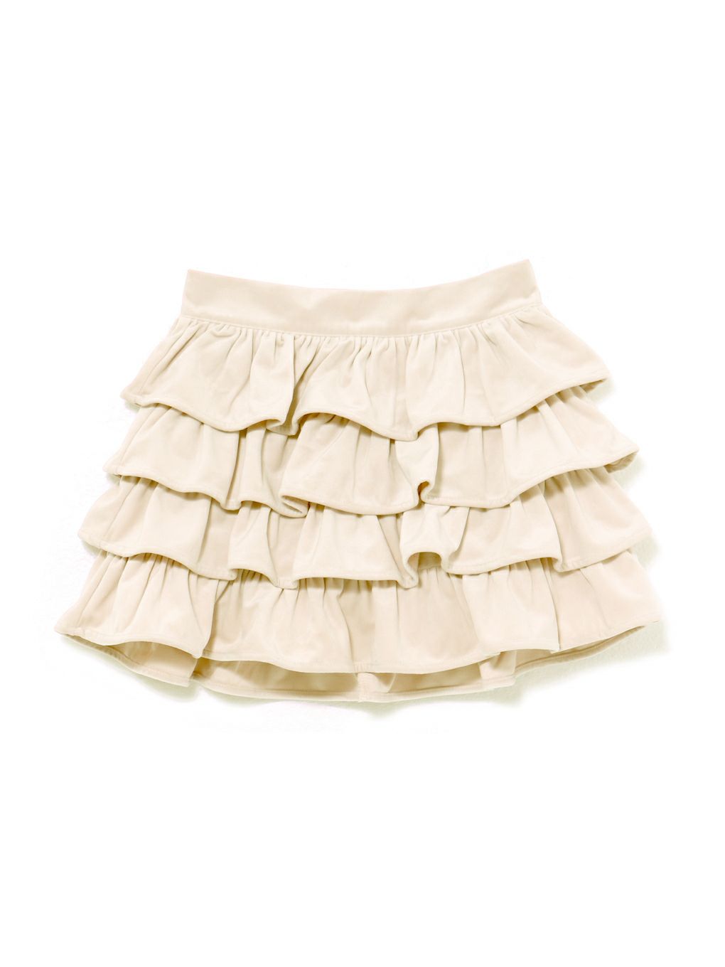 【BUBBLES】ベルベットフリルスカパン