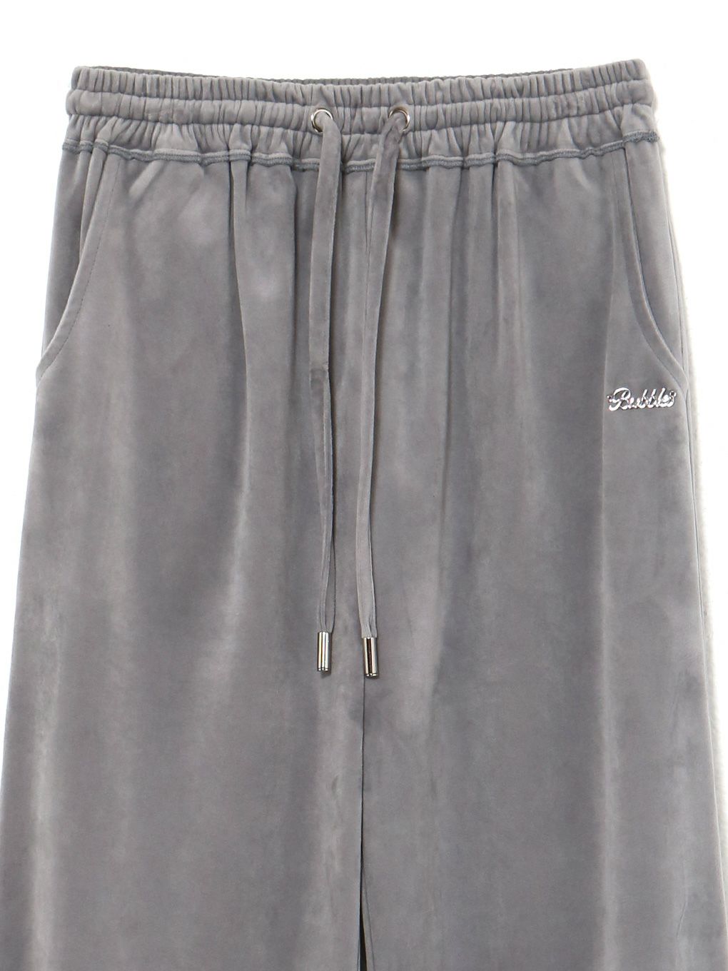 【BUBBLES】ベルベットワイドパンツ