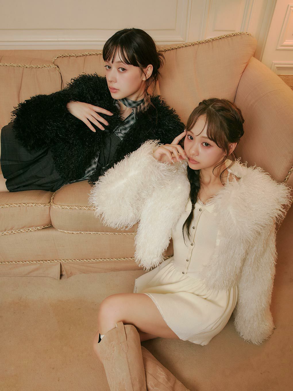 【BUBBLES】ショートファージャケット