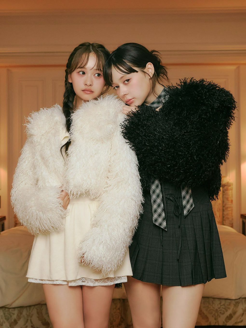 【BUBBLES】ショートファージャケット