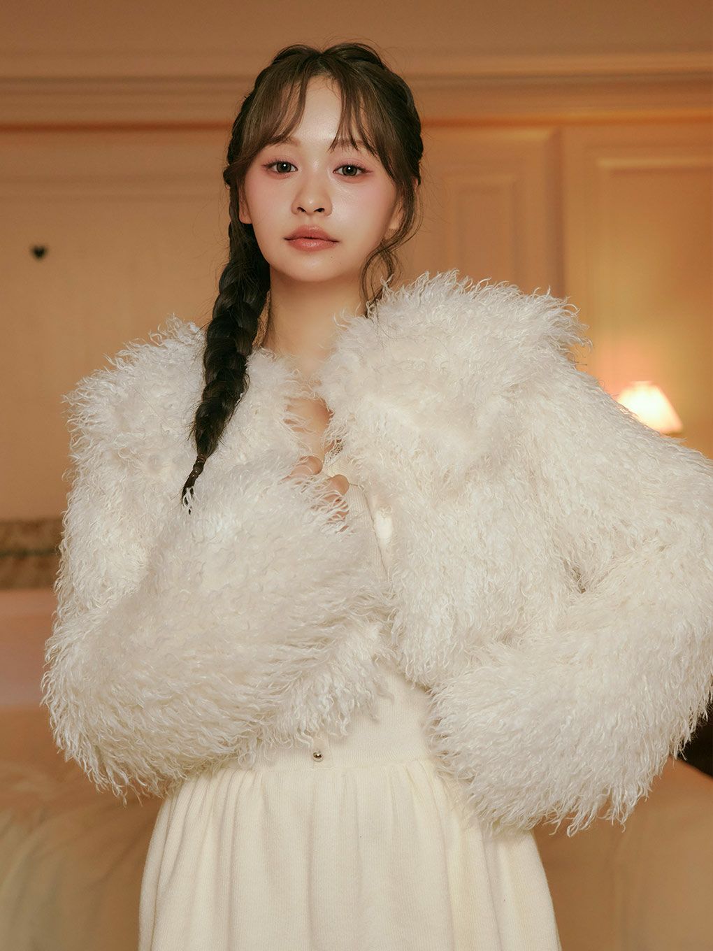 【BUBBLES】ショートファージャケット