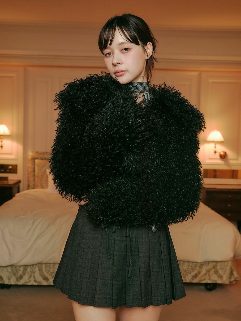 【BUBBLES】ショートファージャケット