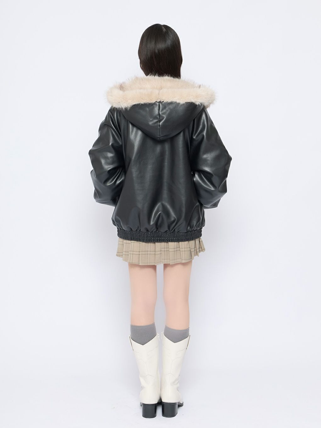 【BUBBLES】フードファーブルゾン