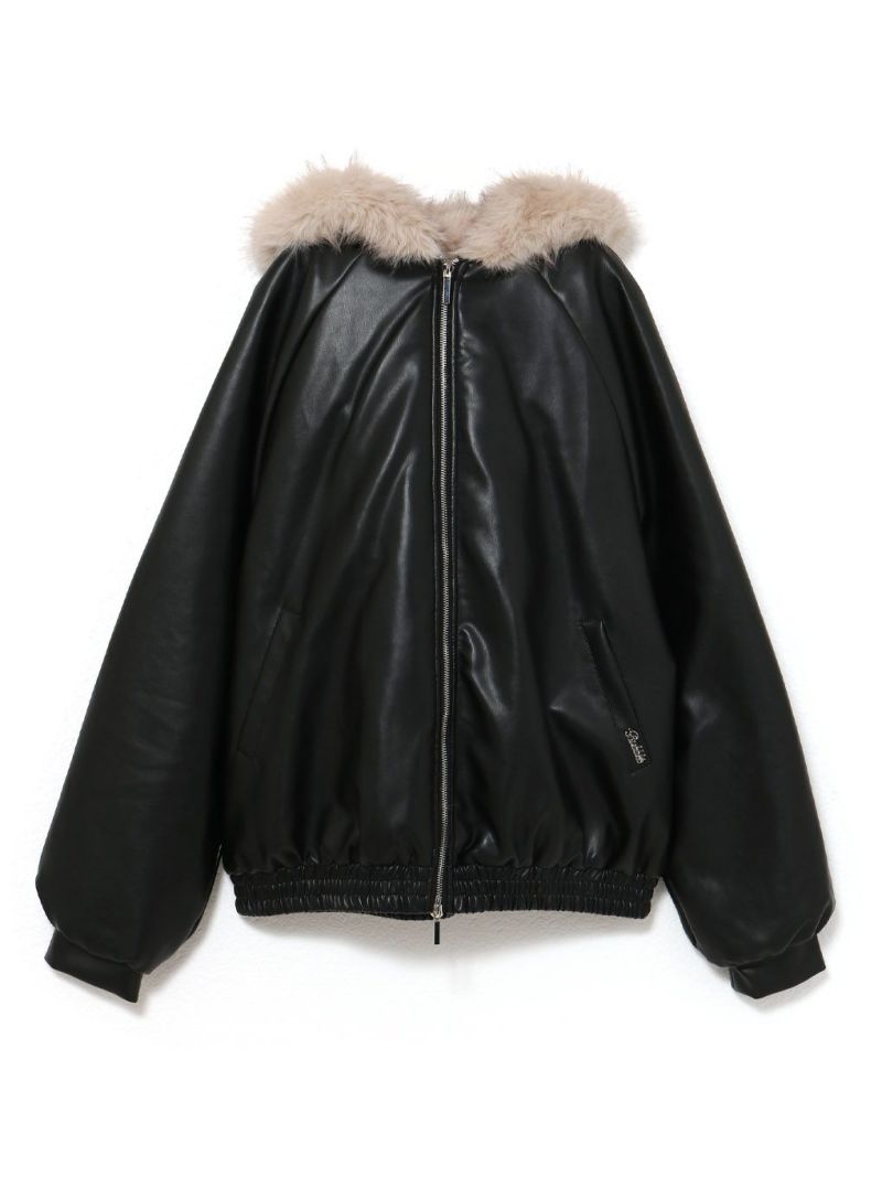 【最終値下げ】BUBBLES プードルジャケット ファージャケット [ブラック] BUBBLES】フードファーブルゾン | sparkling mall online store