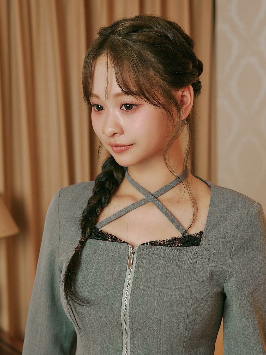 【BUBBLES】ファーカフスセットアップ