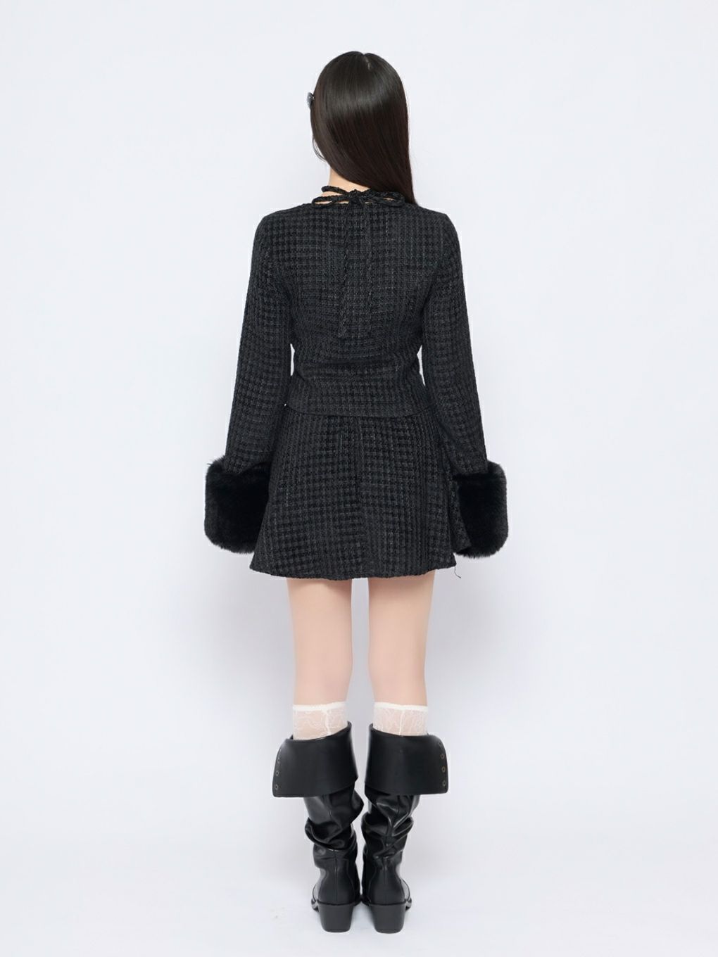 【BUBBLES】ファーカフスセットアップ