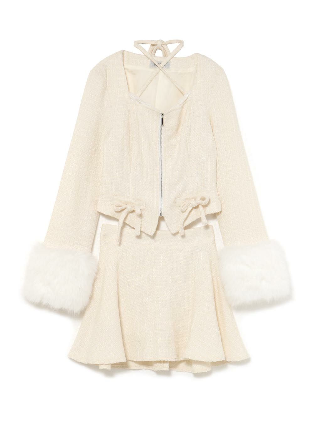 【BUBBLES】ファーカフスセットアップ