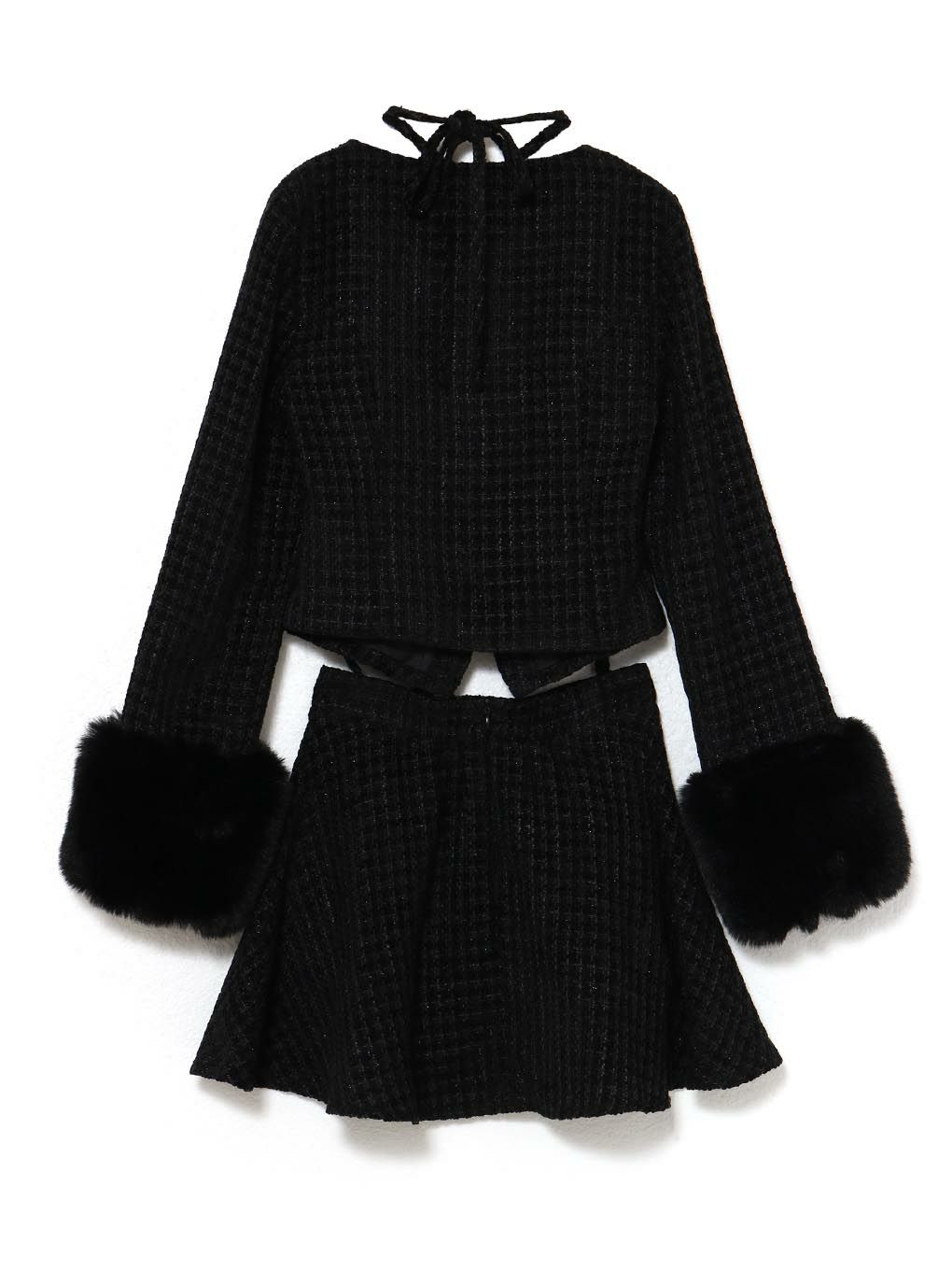 【BUBBLES】ファーカフスセットアップ