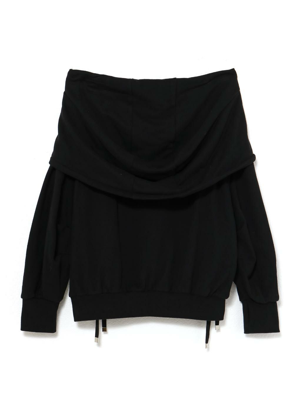  【BUBBLES】オフショルダーフーディートップス