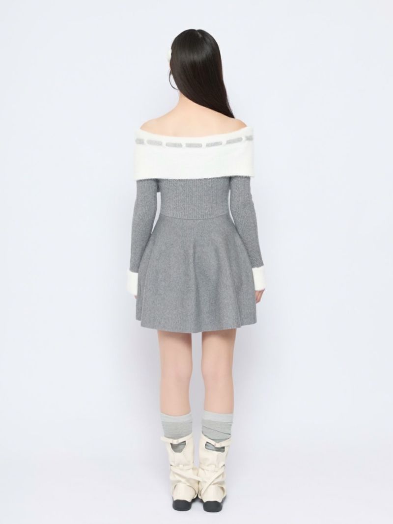 BUBBLES】リボンオフショルワンピース | sparkling mall online store