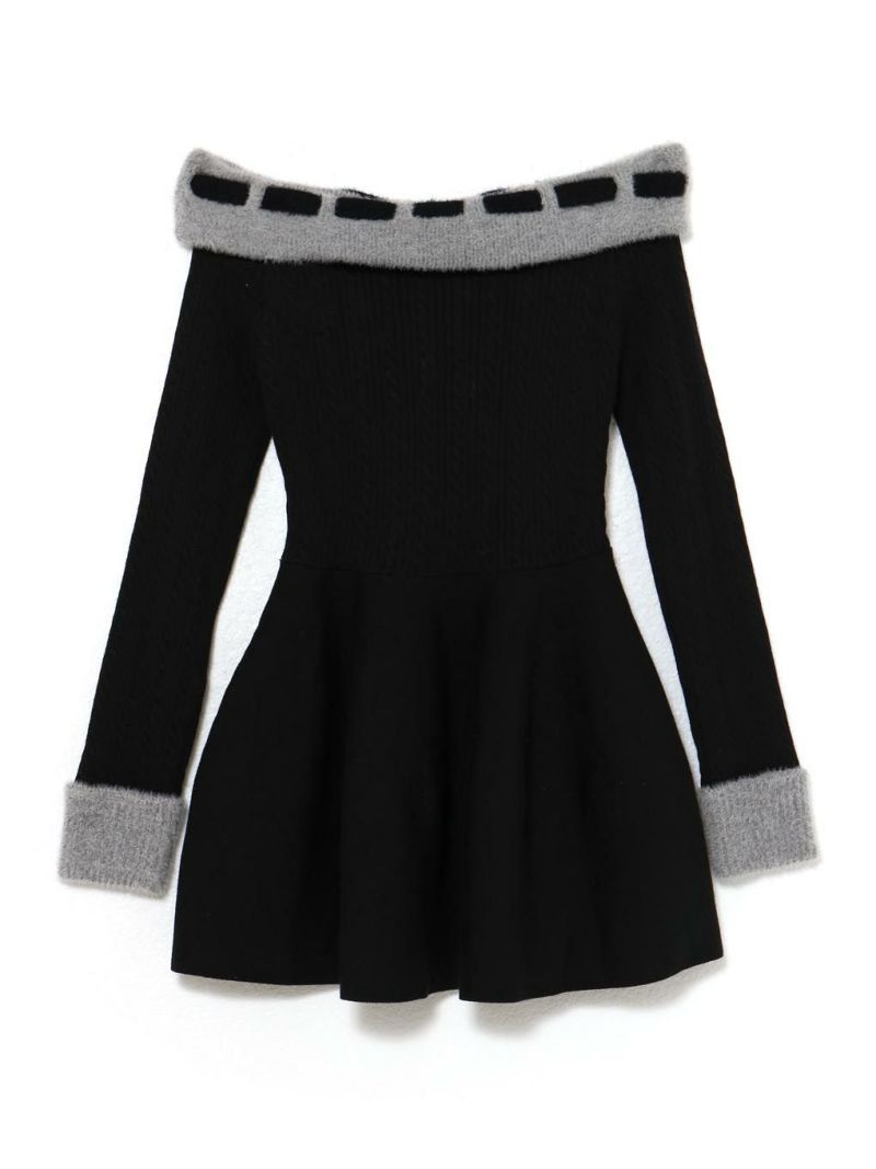 BUBBLES】リボンオフショルワンピース | sparkling mall online store