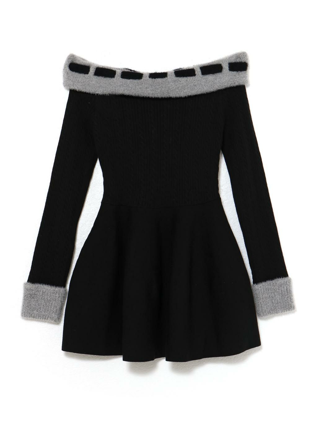 【BUBBLES】リボンオフショルワンピース