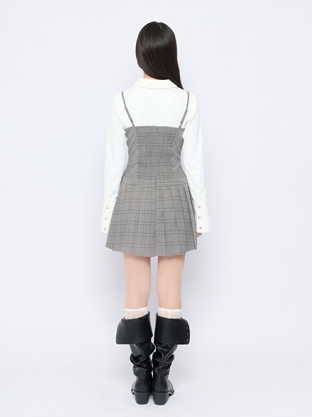 【BUBBLES】リボンプリーツキャミワンピース