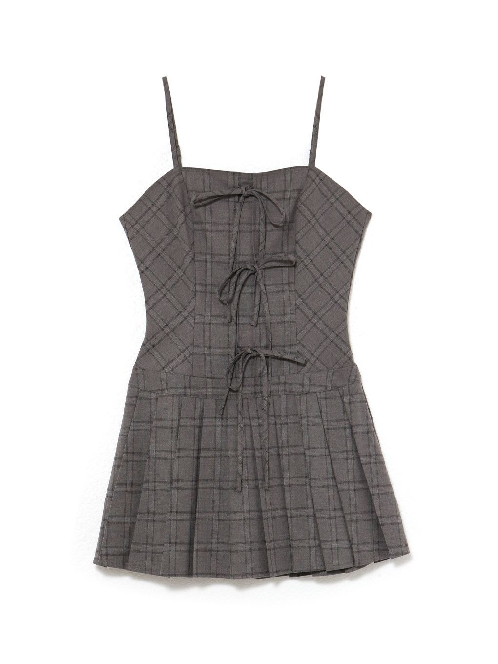 【BUBBLES】リボンプリーツキャミワンピース
