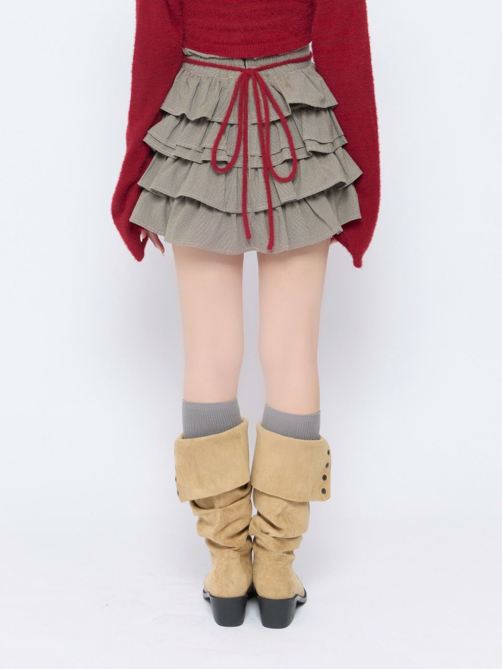 【BUBBLES】フリルパターンスカパン