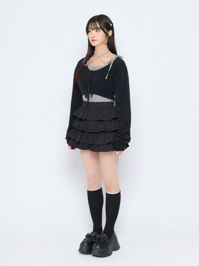 BUBBLES】チェックリボンアンサンブル | sparkling mall online store