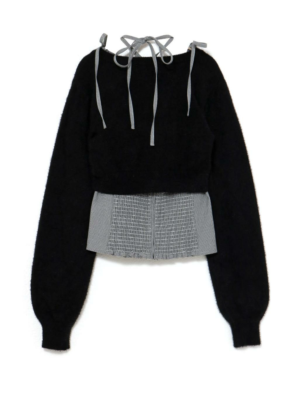 【BUBBLES】チェックリボンアンサンブル