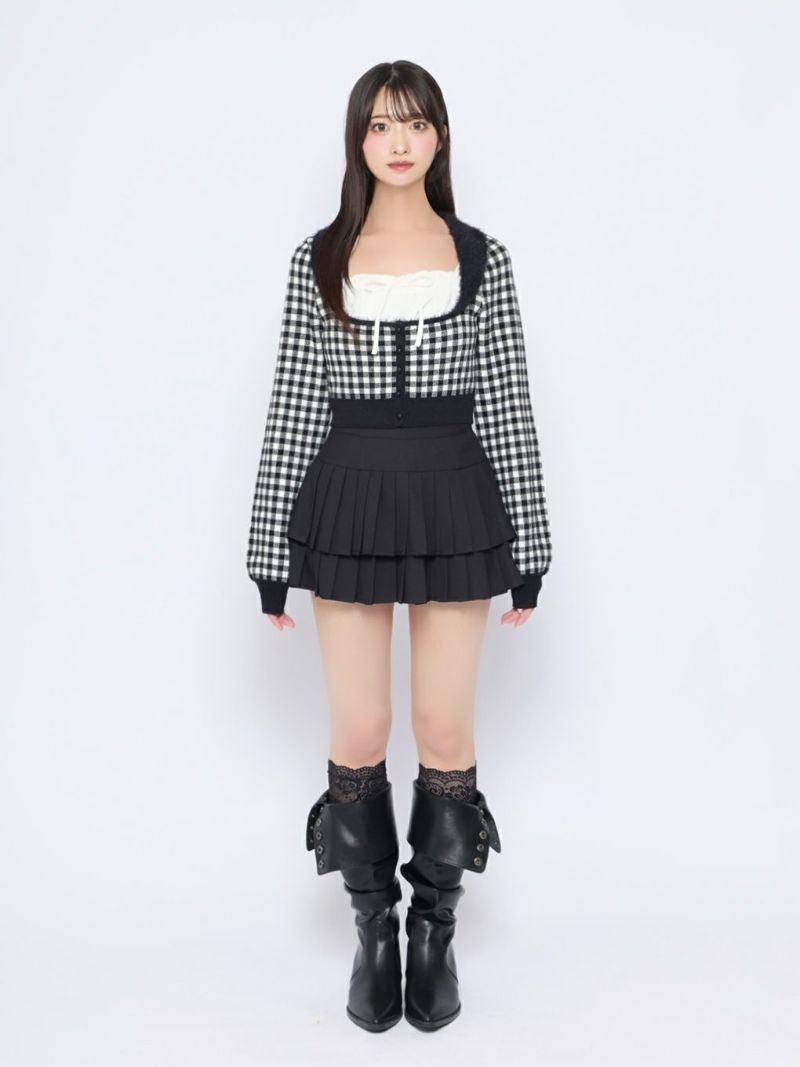 BUBBLES】シャギーコケットアンサンブル | sparkling mall online store