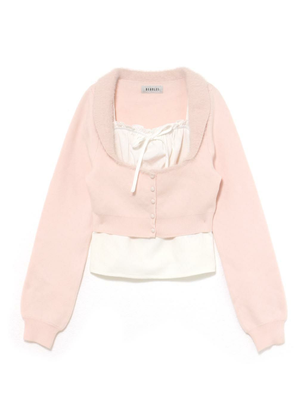 【BUBBLES】シャギーコケットアンサンブル