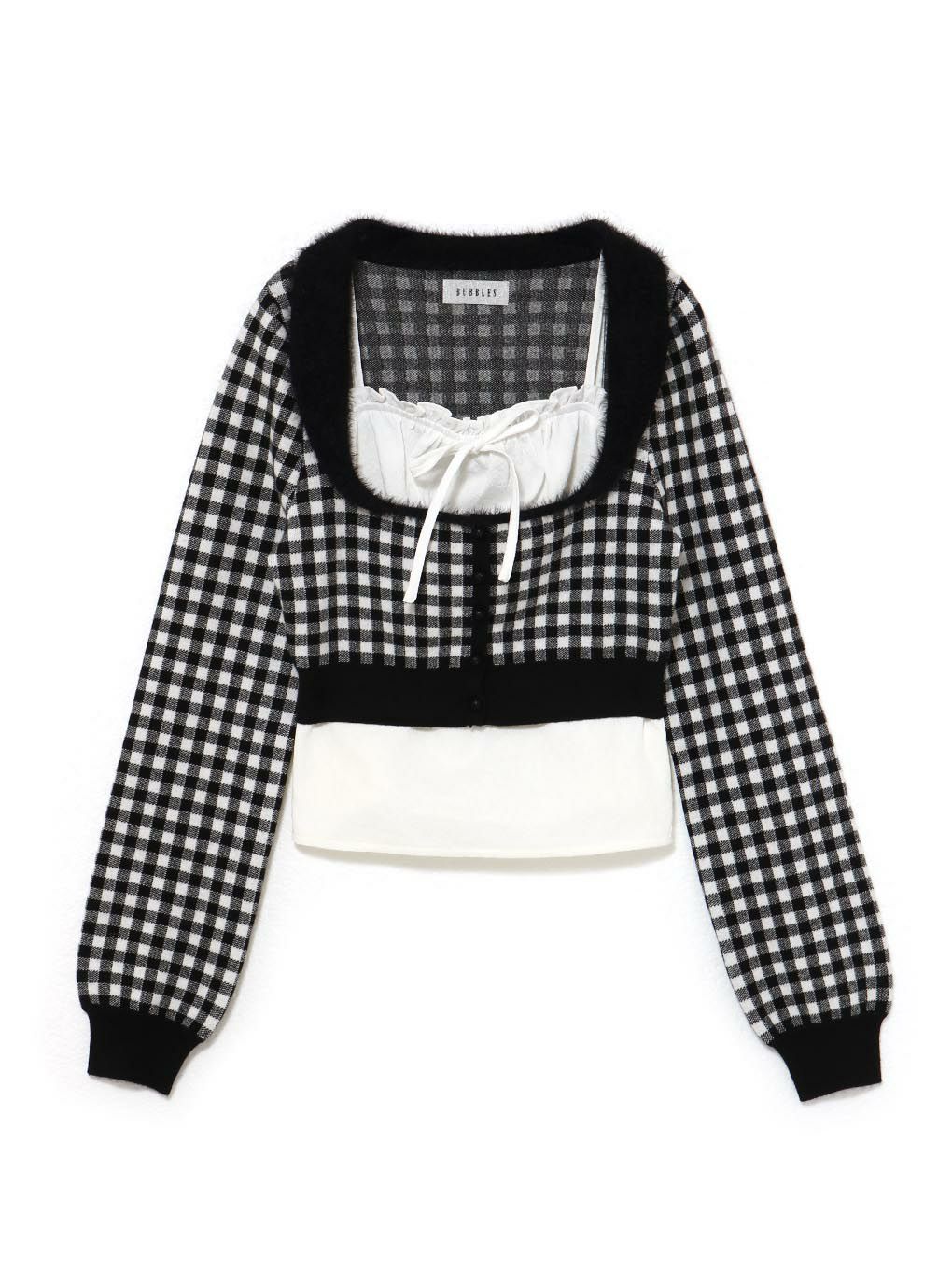 【BUBBLES】シャギーコケットアンサンブル